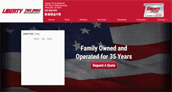Desktop Screenshot of libertytireandbrake.com